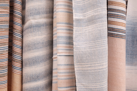 View of cotton fabric vintage style.の写真素材