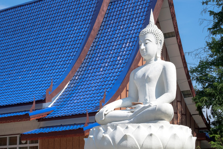 View of Buddha statue in  Thai temple.の写真素材