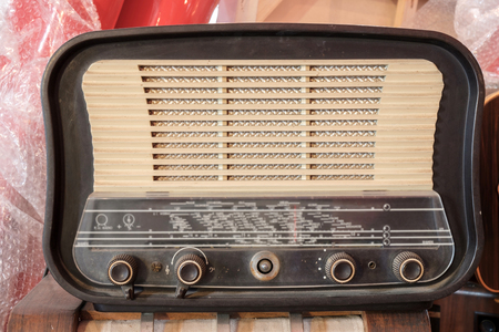 View of retro radio.の写真素材