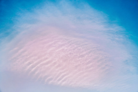 Sky and rain clouds at twilight.の写真素材