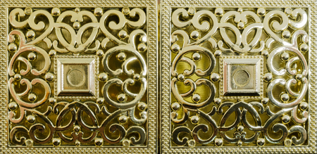 Abstract background of vintage box. Top view.の写真素材