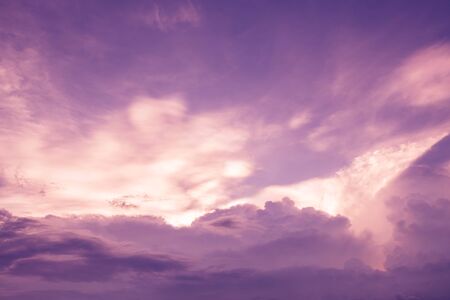 View of sunset at twilight.の写真素材