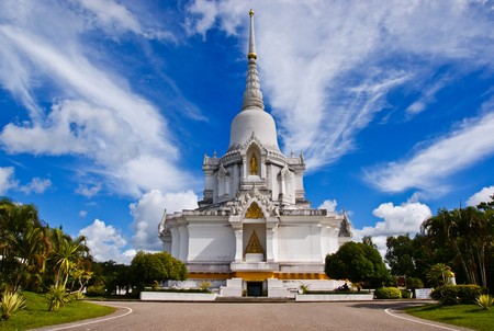 White pagoda の写真素材