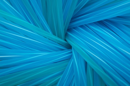 Colorful drinking straws close-up background の写真素材