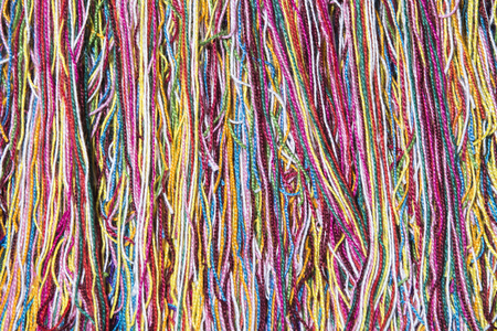 Background of Colorful Yarn