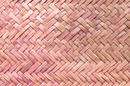 Traditional handcrafted woven bamboo texture for background