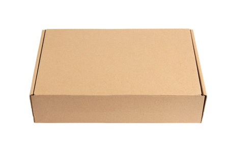 Corton box for packaging on a white background. delivery.
