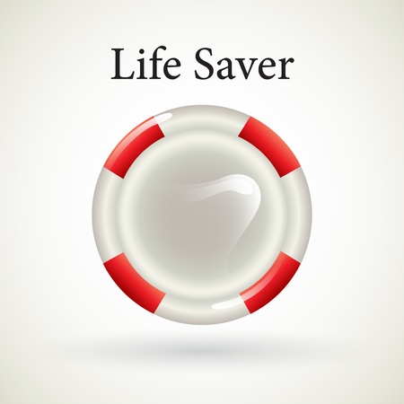 Condom life saver concept  のイラスト素材