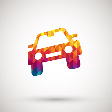 symbol with colorful diamondのイラスト素材