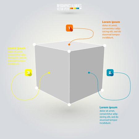 modern infographics templateのイラスト素材