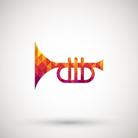 symbol with colorful diamondのイラスト素材