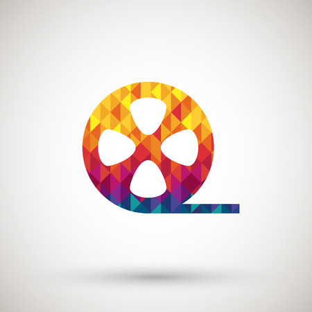 symbol with colorful diamondのイラスト素材