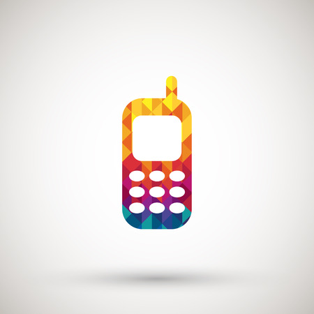 symbol with colorful diamondのイラスト素材