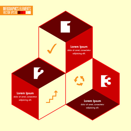 modern infographics templateのイラスト素材