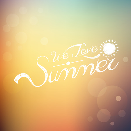 summer backgroundのイラスト素材