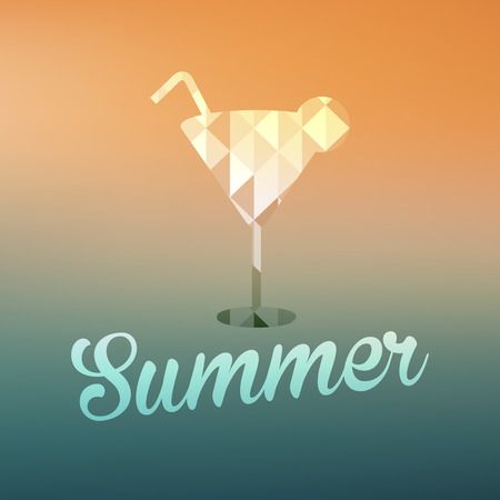 summer backgroundのイラスト素材