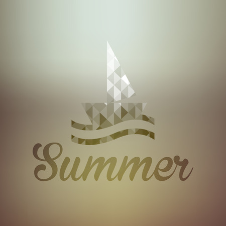 summer backgroundのイラスト素材
