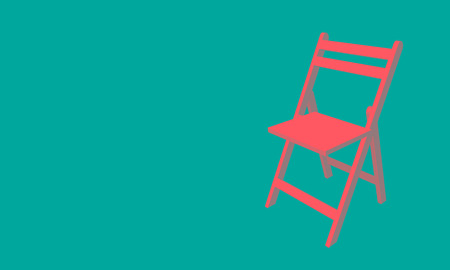 wooden chair backgroundのイラスト素材