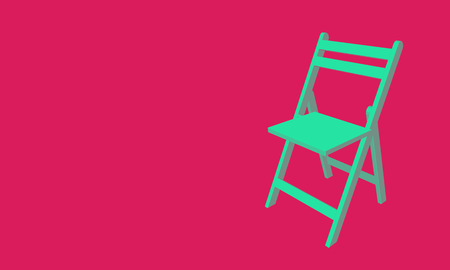 wooden chair backgroundのイラスト素材