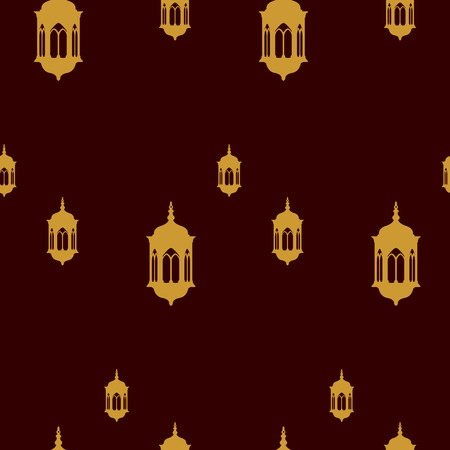 Ramadan seamless pattern, vector backgroundのイラスト素材