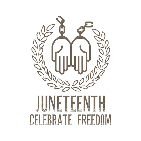 Juneteenth's day vector eps10 illustrationのイラスト素材
