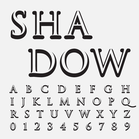 Letters and Numbers vector eps10 illustrationのイラスト素材