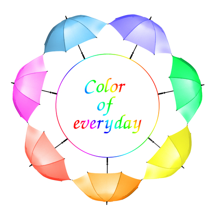 Colorful Umbrellaの写真素材