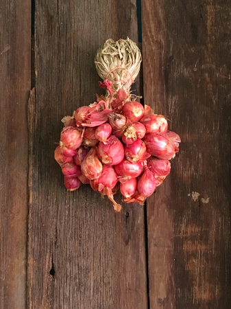 shallot for cooking; spicy food;の写真素材