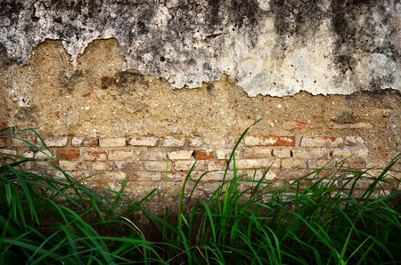 old walls backgroundの写真素材