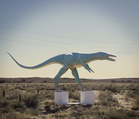 Dinosaur Statueのeditorial素材
