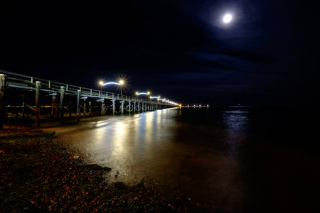 Whiterock pierの写真素材