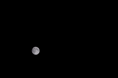 Moon in the sky