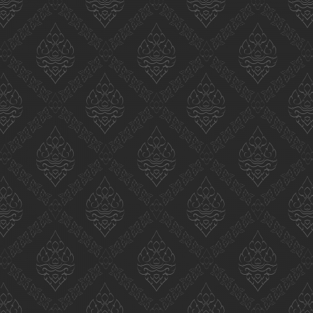 Thai traditional painting wallpaper 1のイラスト素材