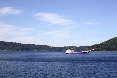 Ships and the seaの写真素材