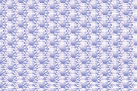 Amethyst Original Honeycomb Vector Seamless Pattern. Gem Imitation Hexagon Repeating Ornament. Beautiful Gradient Polygon Illustrationのイラスト素材