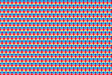 Festive Confetti Circles Pattern Original Vector Design. Decorated with bright circles geometric texture. Perfect for textile, fabric design, covers, wallpapers etcのイラスト素材