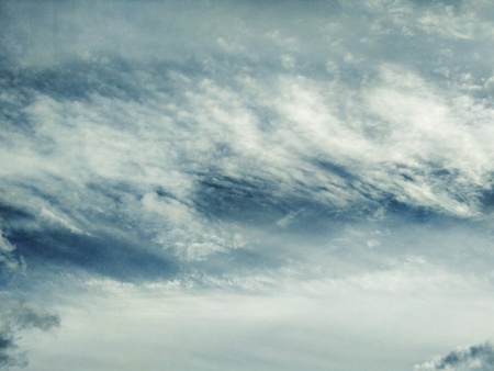 Dramatic Stormy Cloudy Sky Close-up. Picturesque Cloudy Texture. Beautiful Atmospheric Photo
