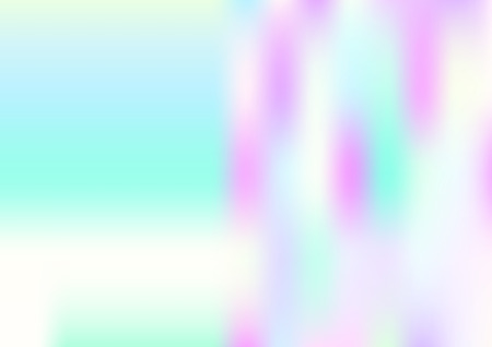 Funky Hologram Gradient Vector Background.Blurred Rainbow Colors Mesh Texture.Fairy Tale Magic...