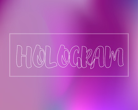 Neon Violet Gradient Background. Mesh Wavy Colorful Template. Magenta Hologram Backdrop. Colorful Waved Fluid Texture, Ultraviolet Original Cover Vector Designのイラスト素材