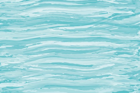 Watercolor brush strokes. Marine abstract landscape. Vector illustration. Blue background. Stripped banner. Watercolor smears. Hand paint brush strokes. Sea texture.の写真素材