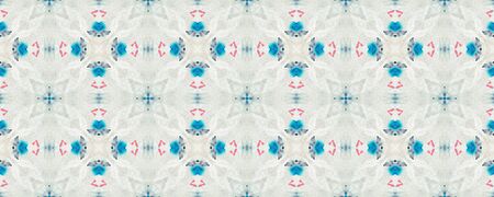 Original Tile Template.  Tile Japanese Geometric. Vintage Textile Print. Blue Seamless Patterns...