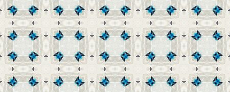 Original Tile Template.  Santorini Pattern Original. Simple Cotton Print. Green Seamless Folk...