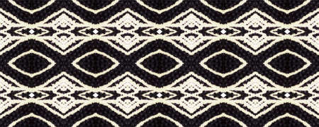 Aztec print. Brown and white. Boho fabric pattern. Fall geometric ornament. Contrast tribal print....