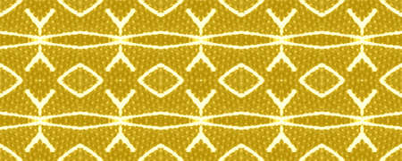 Aztec print. Yellow and white. Boho fabric pattern. Fall geometric ornament. Contrast tribal print....