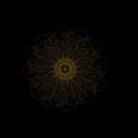 Ornamental sun icon. Mandala of sun symbolic oriental illustration. Vector design.