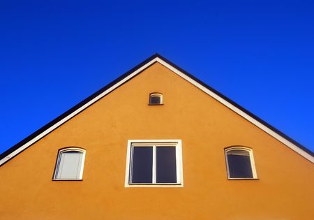 window at wallの写真素材