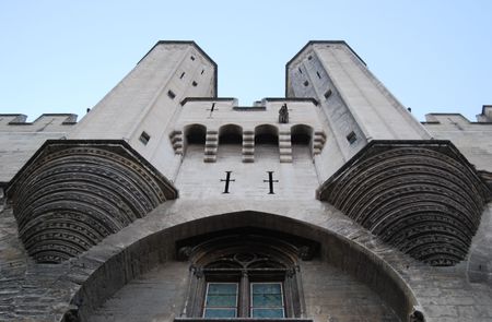 Chateau du papes Avignonの写真素材