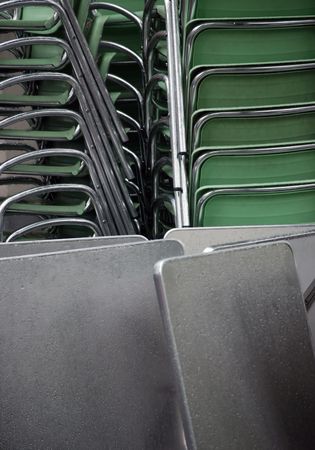 Event cancelled due to rainの写真素材