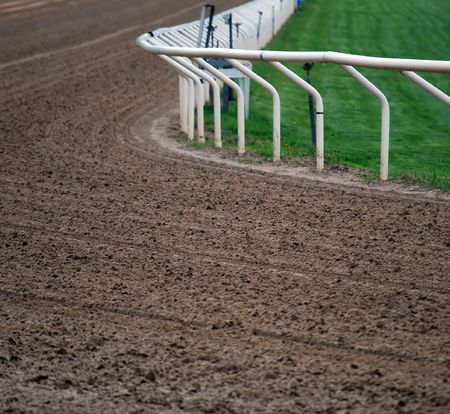 Racetrack for horsesの写真素材