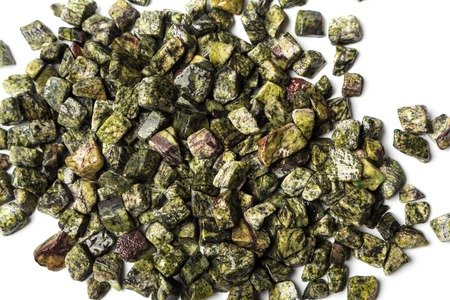 bidasar green, Indian marble on white backgroundの写真素材